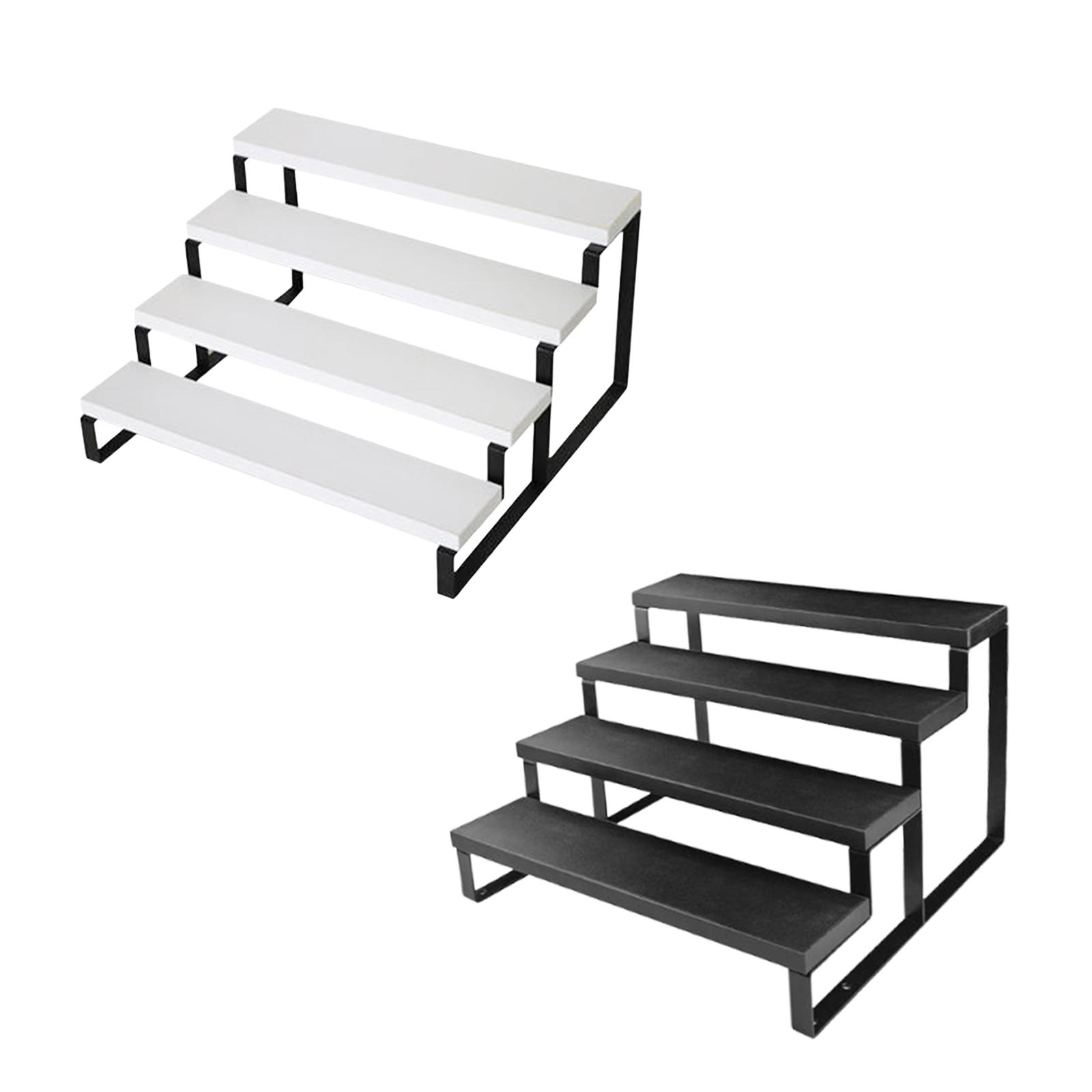Display Risers Set - 4 Tier Riser Display Stand Iron