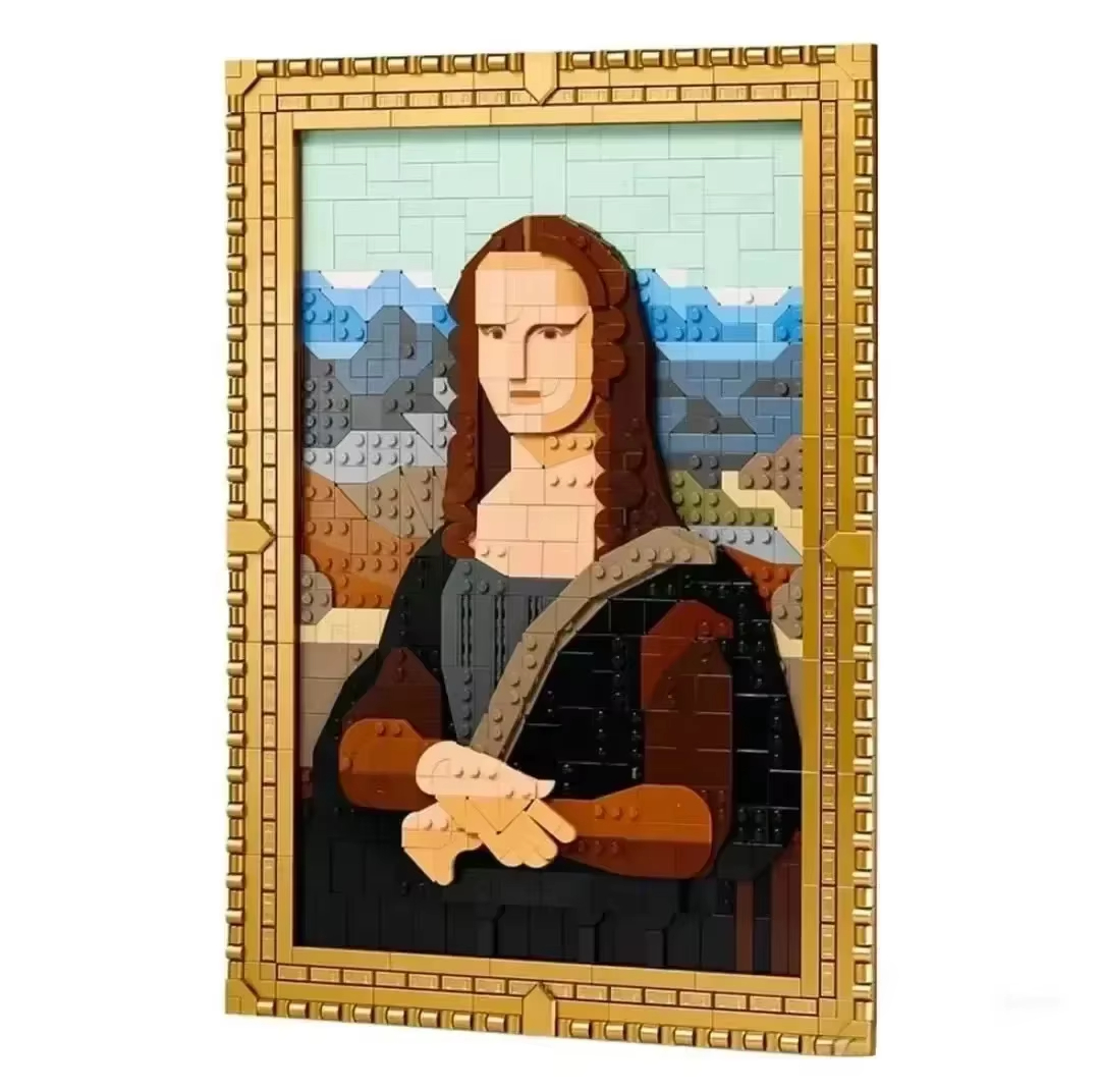 DIY Mona Lisa Building Blocks  - Lego Set Technic review and price