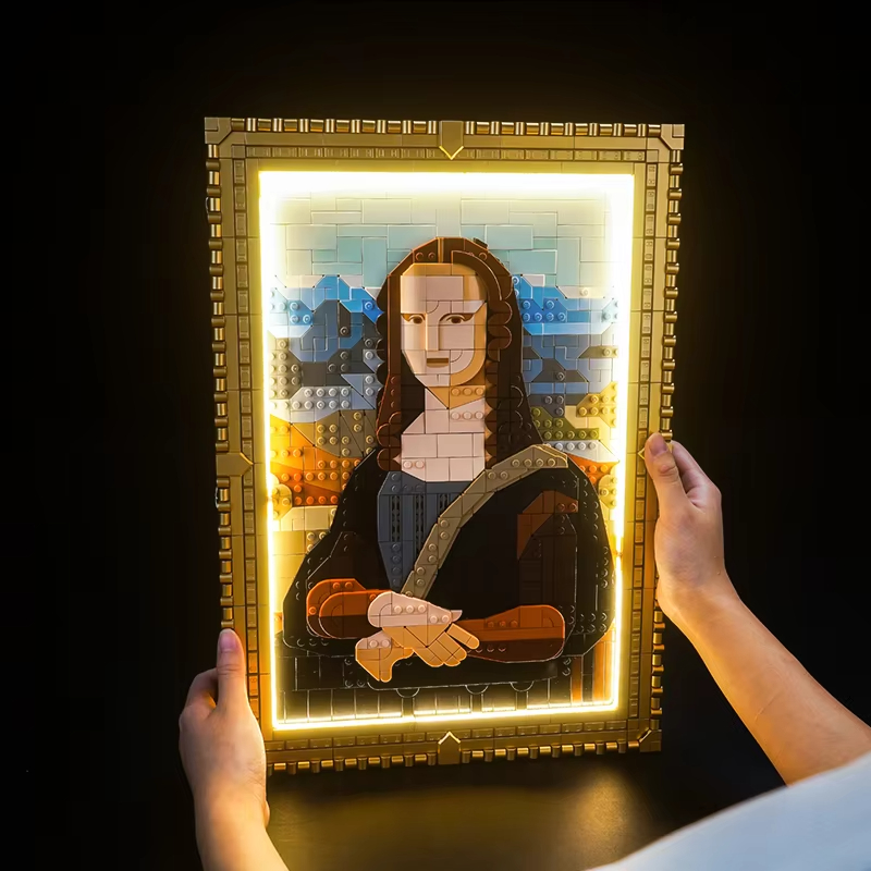 DIY Mona Lisa Building Blocks  - Lego Set Technic review and price