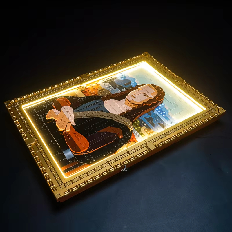 DIY Mona Lisa Building Blocks  - Lego Set Technic review and price