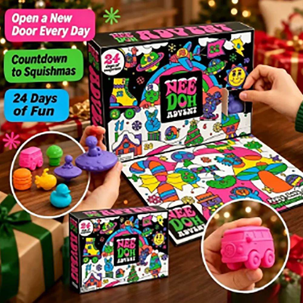 24Pcs Nee‑Doh Squish Fidget Ad - Mystery Box Blind Bag review and price