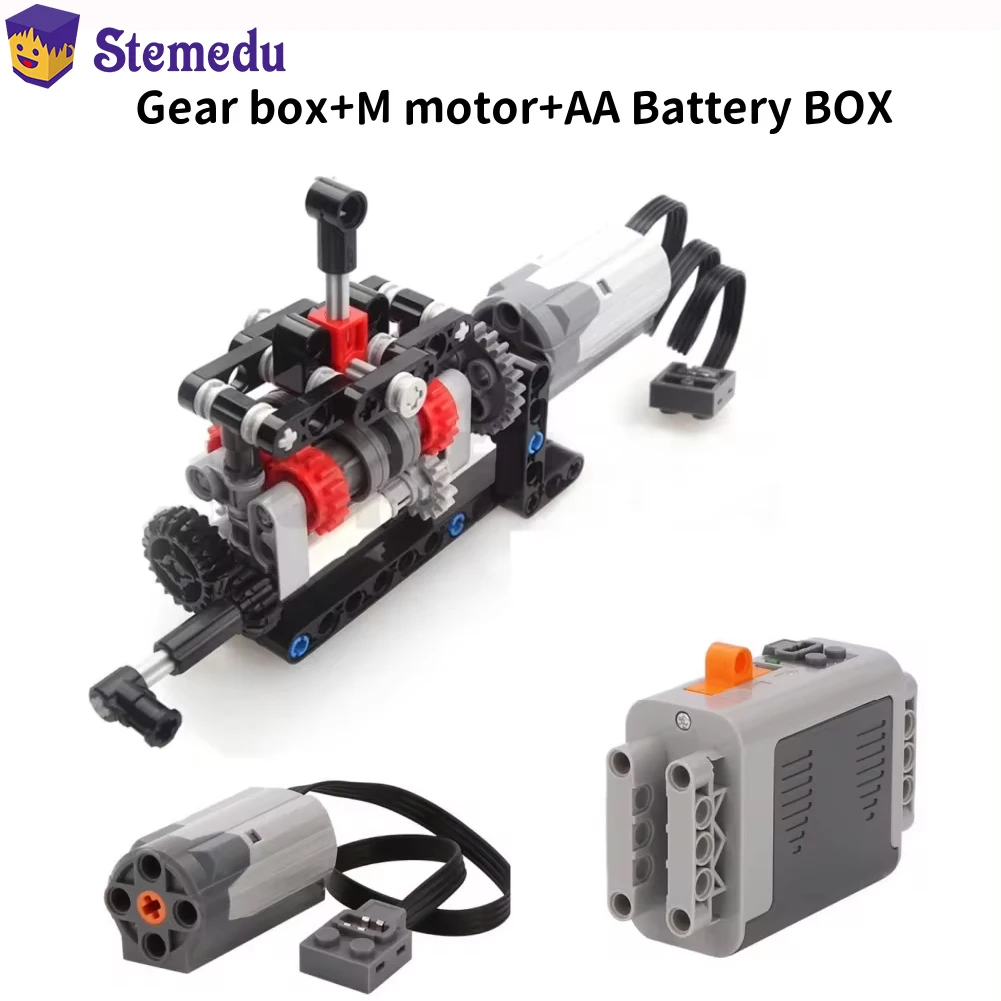 MOC High-tech 4 Speeds Gearbox - Lego Set Technic review and price