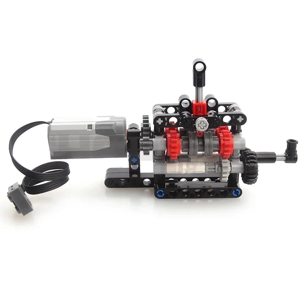 MOC High-tech 4 Speeds Gearbox - Lego Set Technic review and price