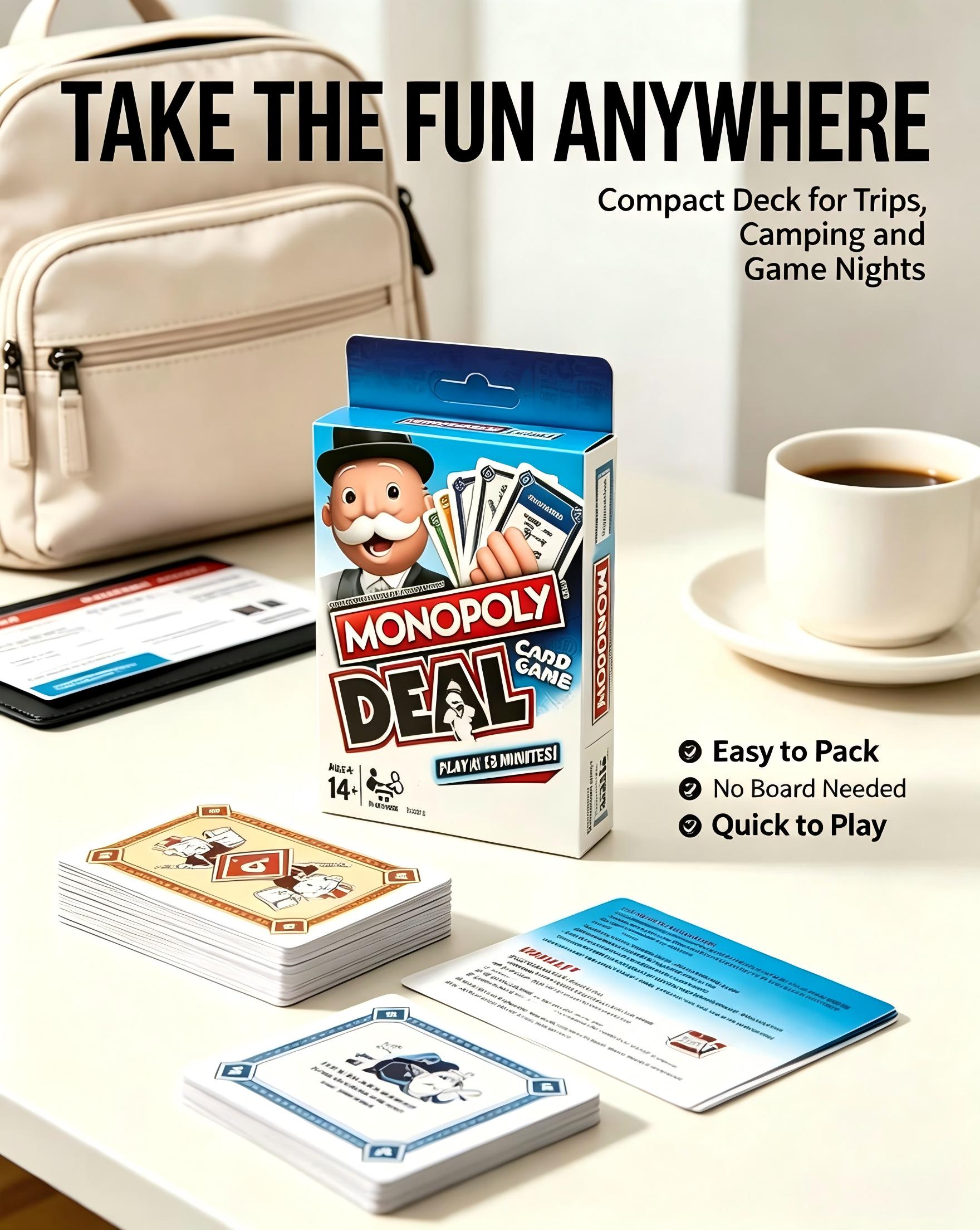 Hasbro Monopoly Deal Card Game - Hasbro Game Monopoly review and price